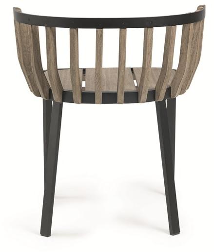 Ethimo Садовый стул из тика с подлокотниками Swing Swpd05 - Вид №14