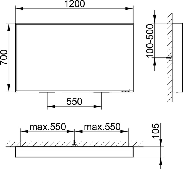 33096ZZ3500 Зеркало с подсветкой KEUCO Plan - Вид №12