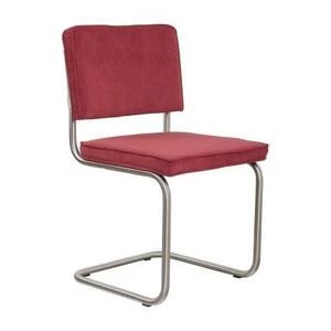 Стул Ridge Brushed Rib красный