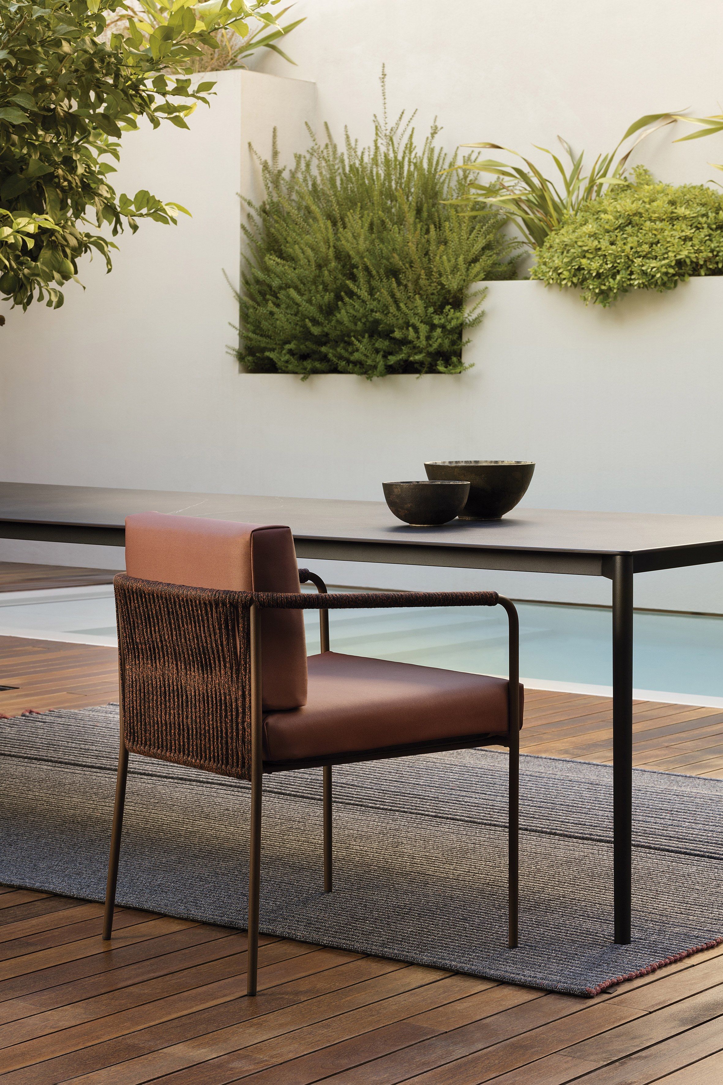 Тканевый садовый стул с подлокотниками EXPORMIM гнездо ARCH-00107980 - Вид №2