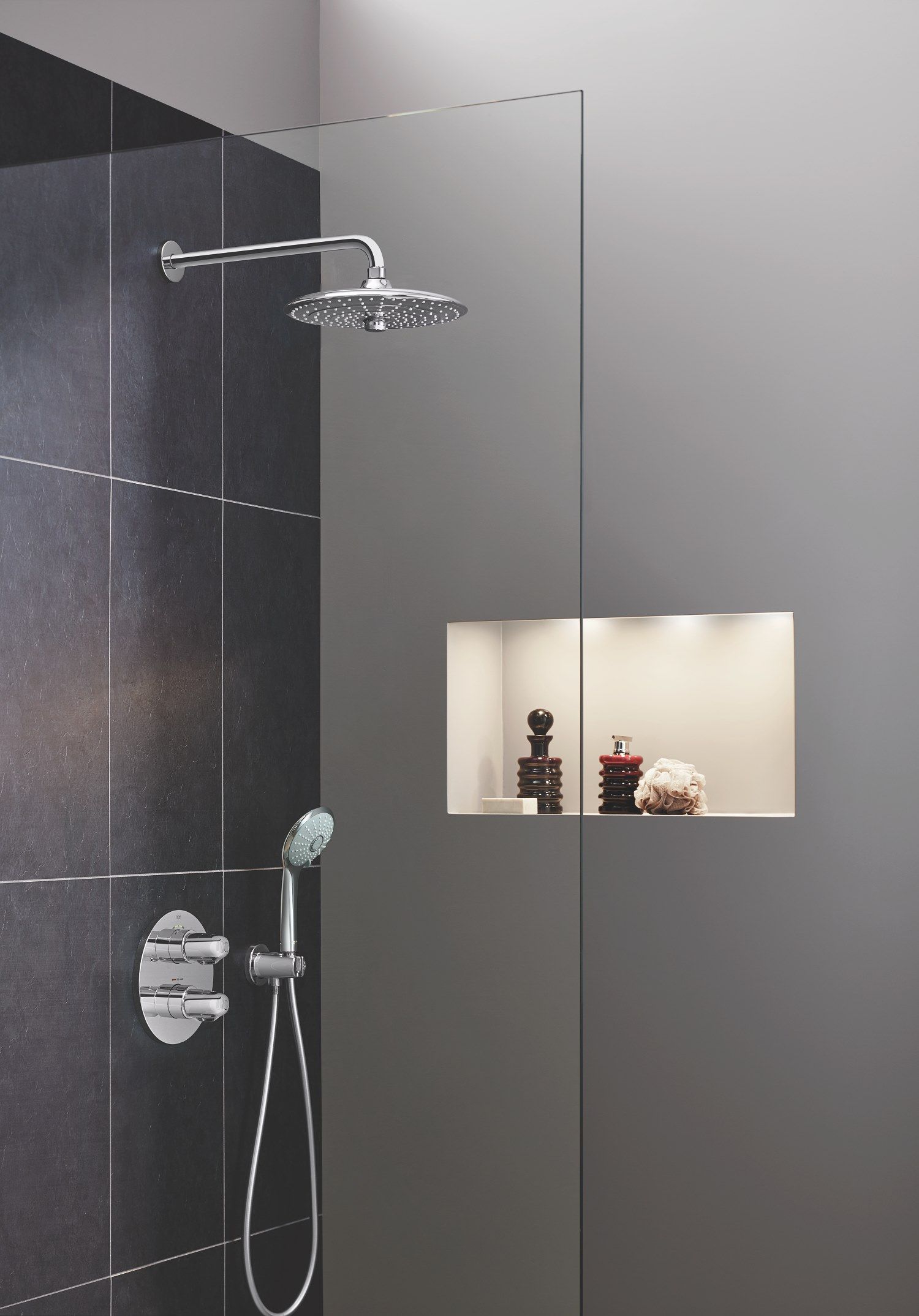 Настенная душевая головка с 3 струями с кронштейном Grohe Euphoria ARCH-00124934 - Вид №3