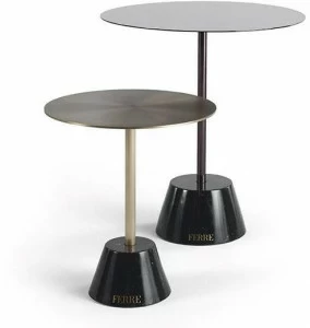 Gianfranco Ferré Home Круглый журнальный столик из металла
