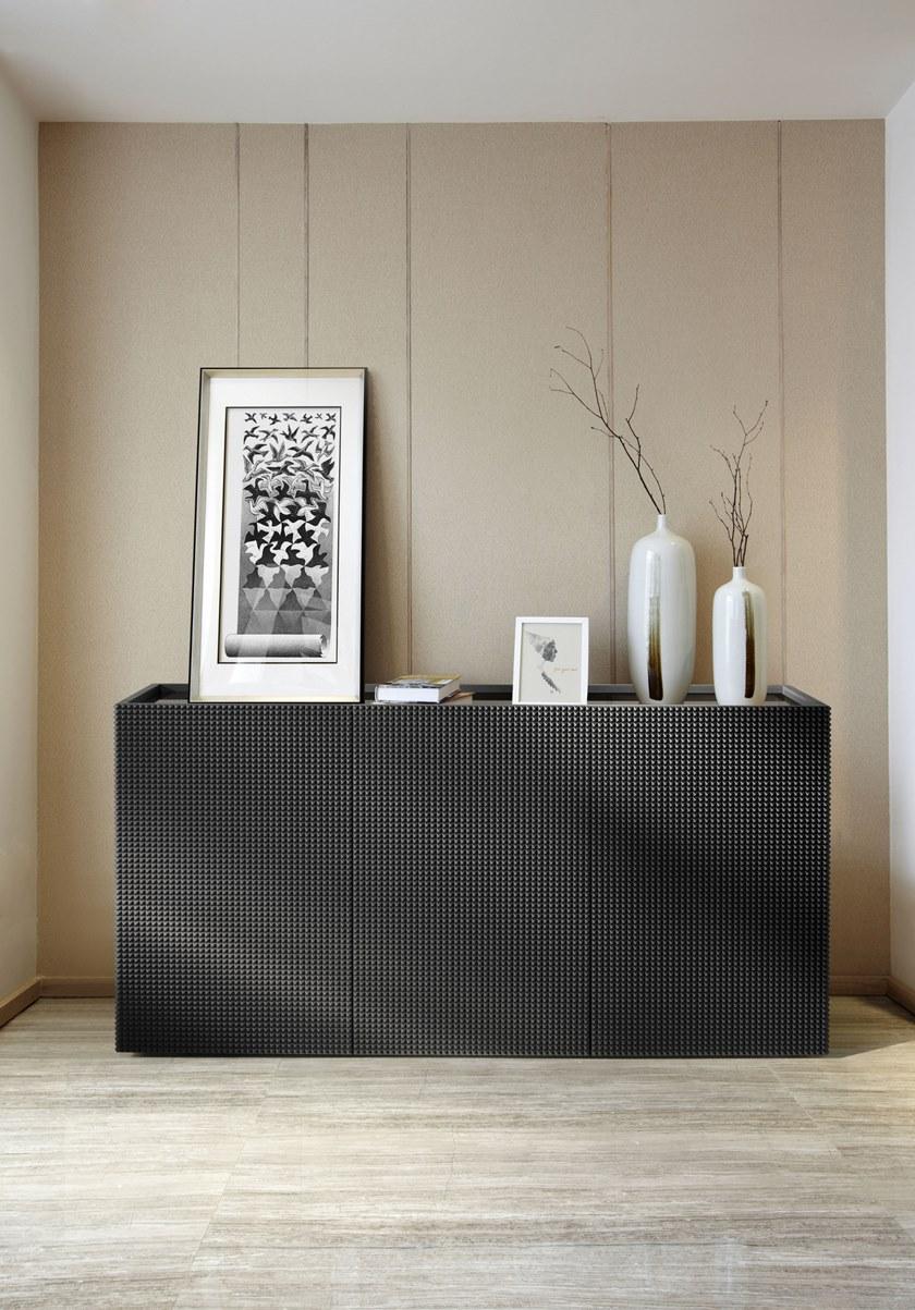 ALBEDO Буфет из лакированной мдф с распашными дверцами Alfieri sun-id-1410645 - Вид №5