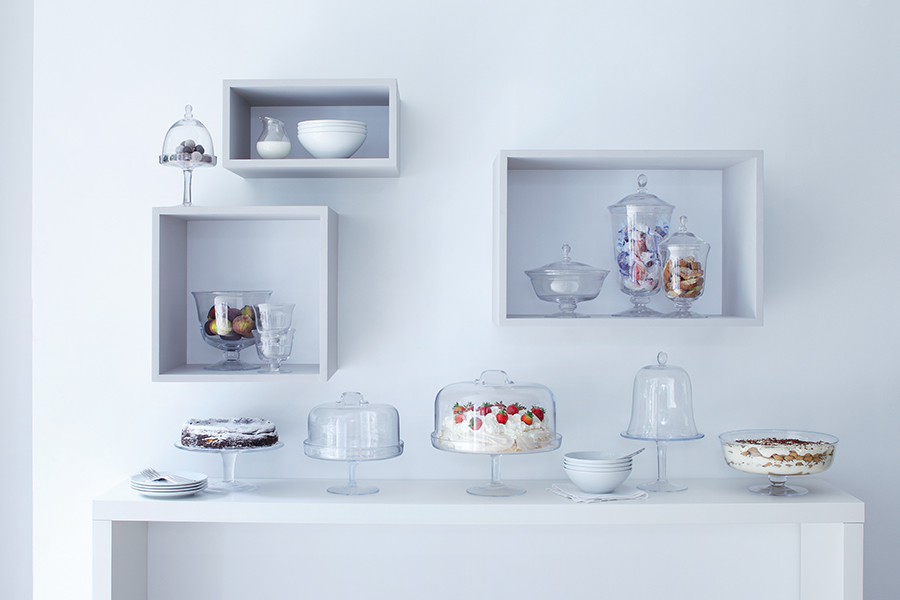 G1590-01-991 Блюдо со стеклянным куполом serve 20,5 х 25 см дуб LSA International  - Вид №4