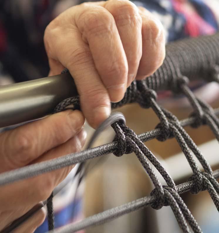 Штабелируемое кресло из морской веревки с подлокотниками Tonon Sailor ARCH-00118972 - Вид №3