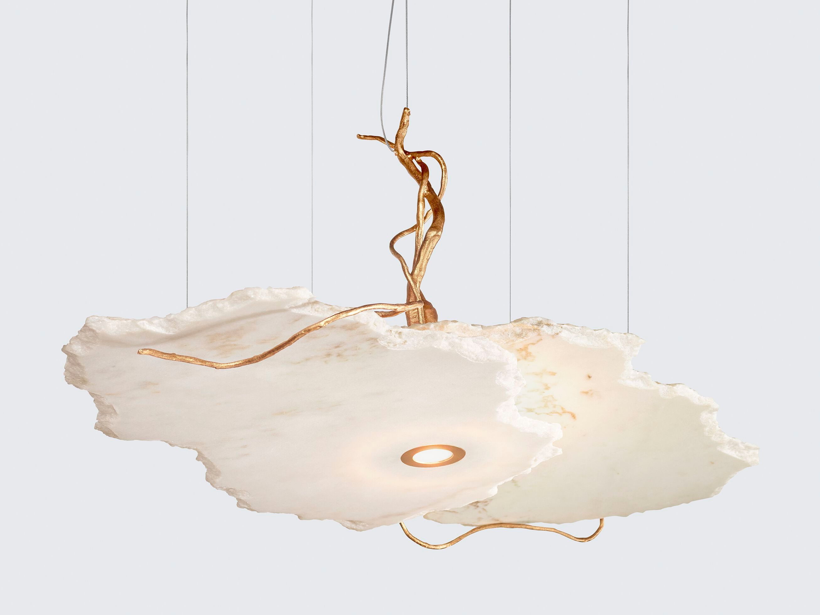 Подвесной светильник ручной работы из камня и бронзы Serip Origem ARCH-00011154 - Вид №1