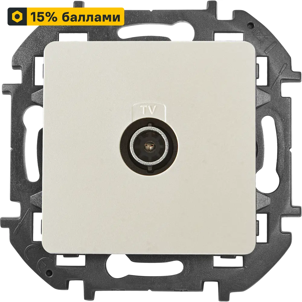 LEXMAN Lilian - Телевизионная розетка для скрытого монтажа в жемчужном цвете 86761383