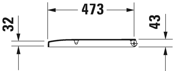 0064690099 Крышка сиденье для унитаза Duravit Happy D.2 - Вид №3