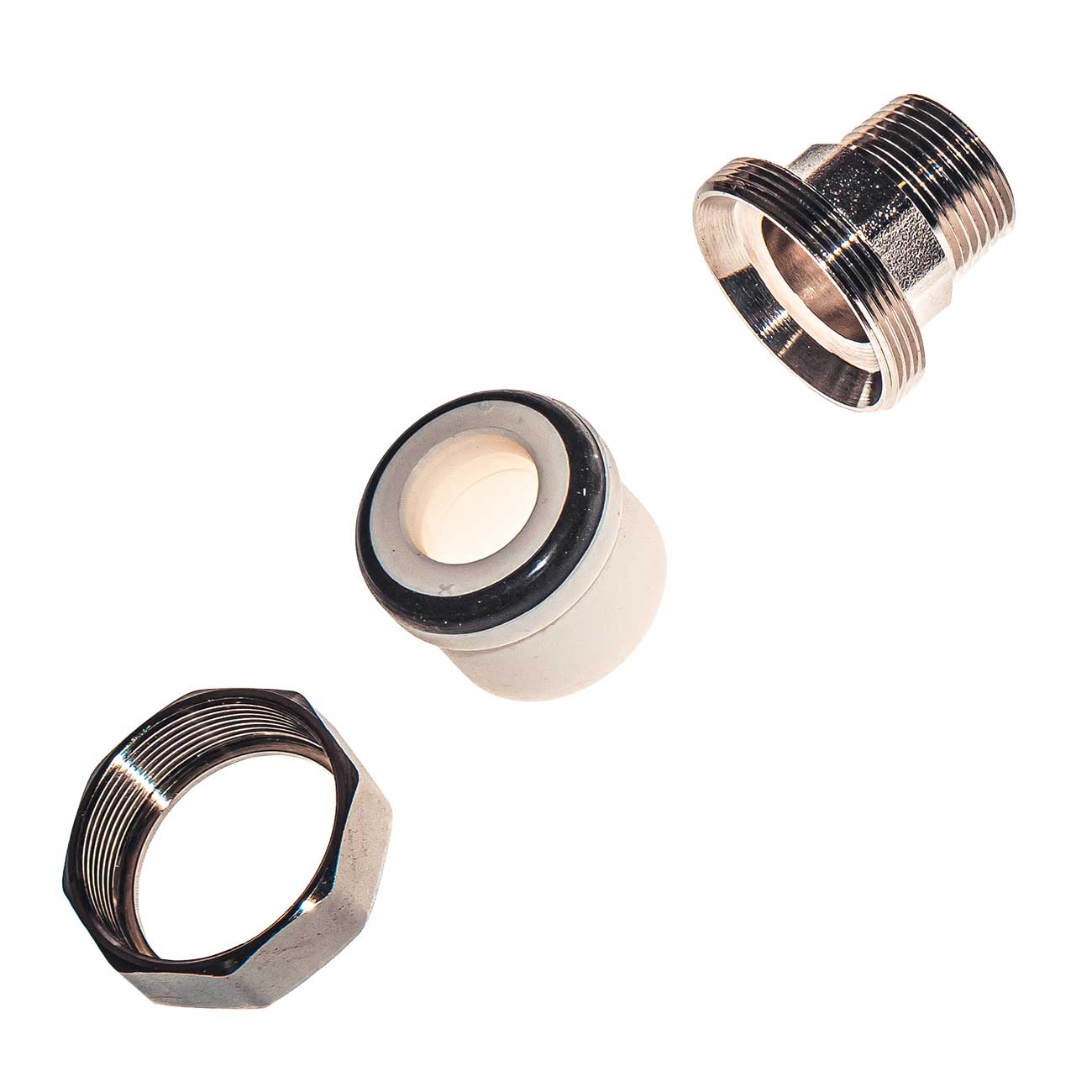 290511 Фитинг переходной с внешней резьбы 1/2" на 20мм PPR LAB.Space  - Вид №5