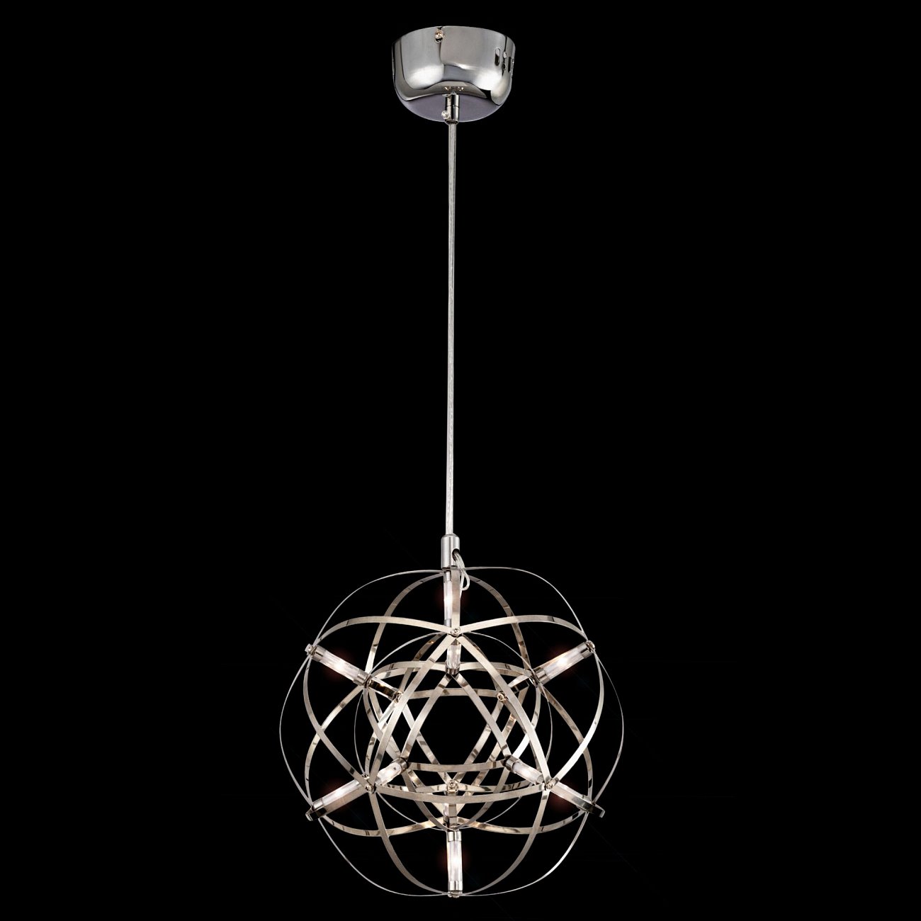 Светильник подвесной светодиодный хром Amber FR5099PL-L6CH FREYA MODERN 00-3957103 Хром - Вид №3