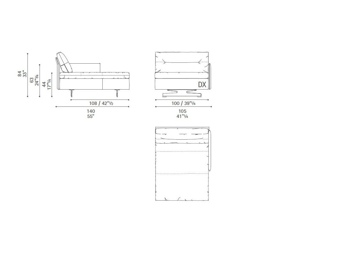 Диван с журнальной стойкой Poltrona Frau коллекция-диваны и кресла ARCH-00101037 - Вид №46