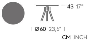 Kettal Журнальный столик из алюминия Vieques sun-id-1352196 - Вид №3