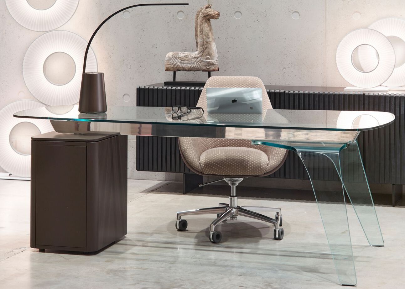 Стол из закаленного стекла с ящиками ROCHE BOBOIS Les Contemporains ARCH-00035371 - Вид №2