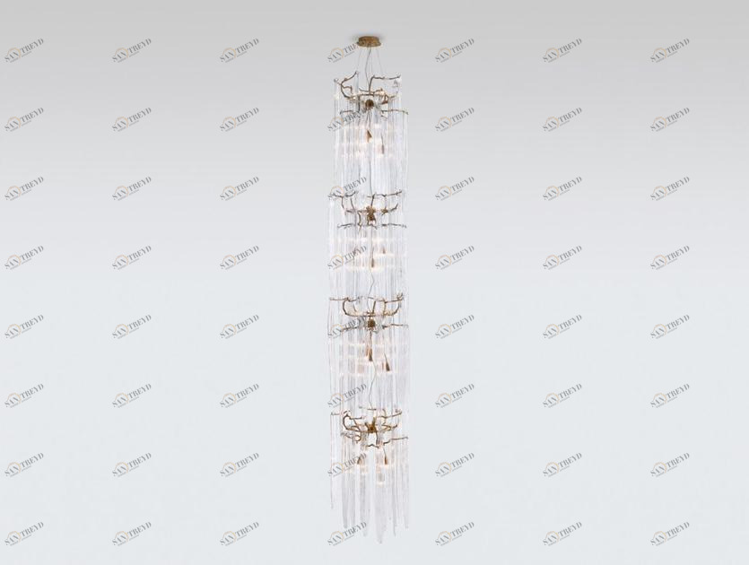 Serip Подвесной светильник из бронзы ручной работы Waterfall Ct3307/32