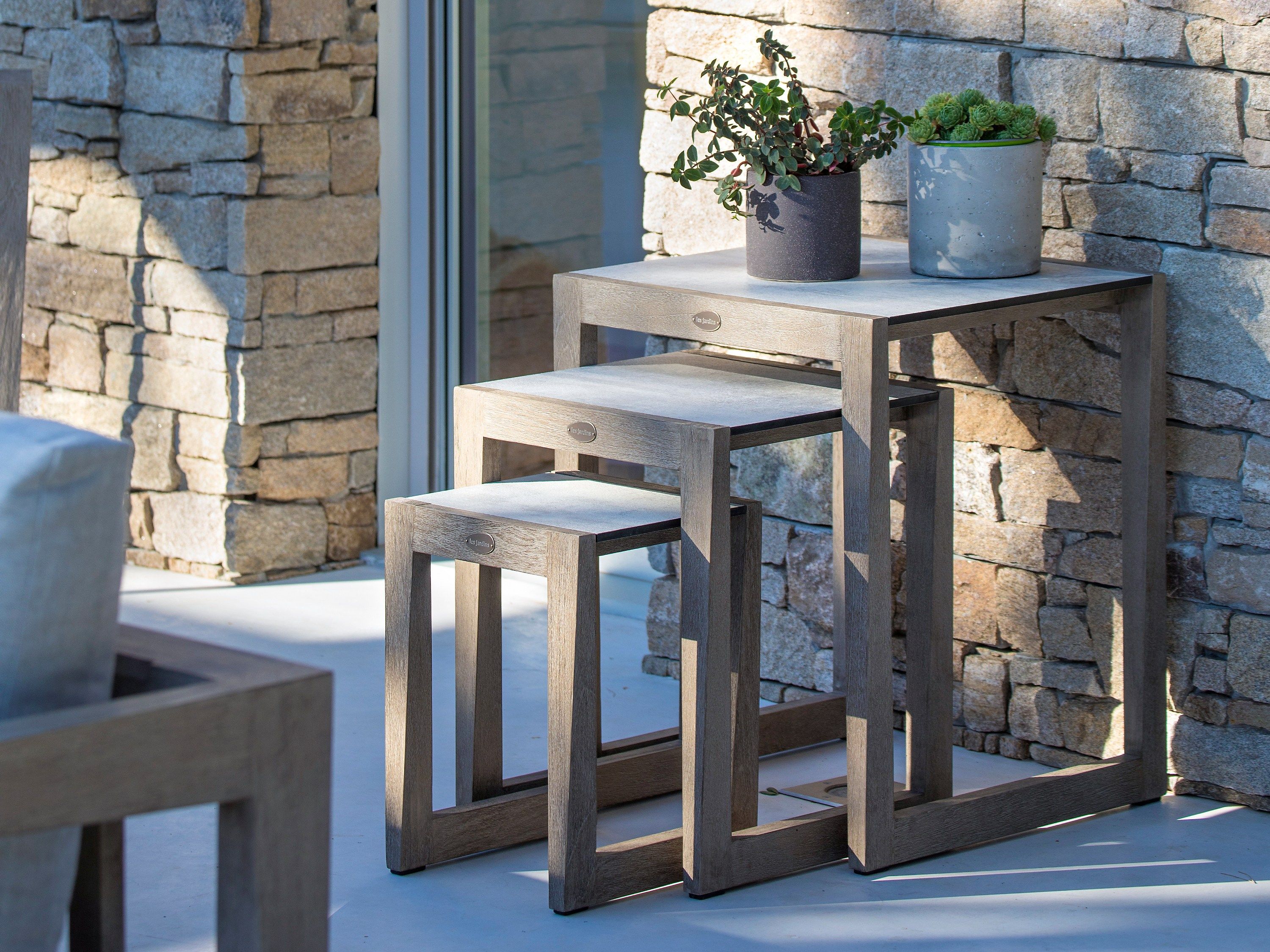 Квадратный стол для сада Les Jardins® Skaal ARCH-00047456 - Вид №1