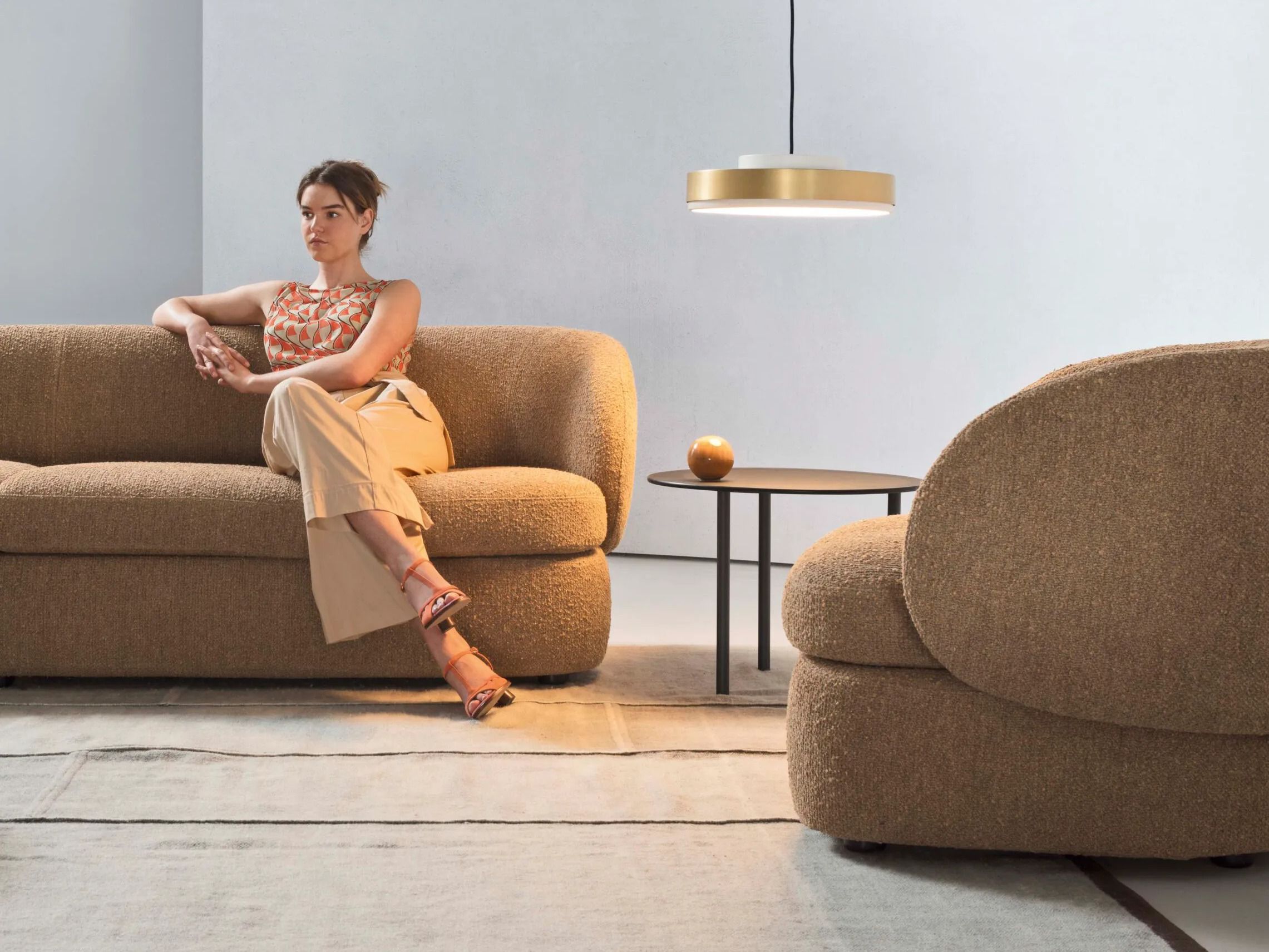 Тканевое кресло с подлокотниками Alf DaFrè Sobi ARCH-00104770 - Вид №3