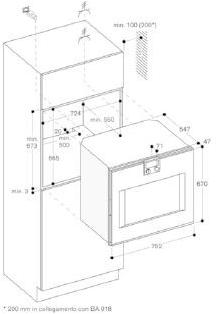 Gaggenau Духовка из нержавеющей стали класса а Serie 400 Bo481112 - Вид №1