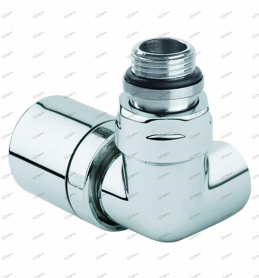 Carlo Poletti V76310MDX Клапан термостатический коаксиальный, правый или левый, с подключением для медной или пластиковой трубы 