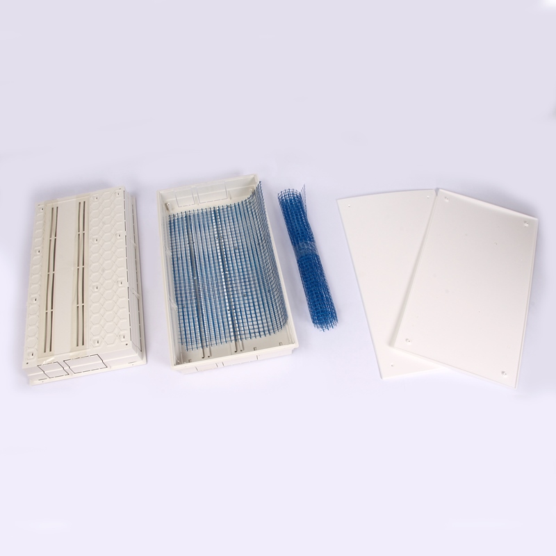 Шкаф коллекторный пластиковый встраиваемый EMMETI 610х310х90 01302110 - Вид №1