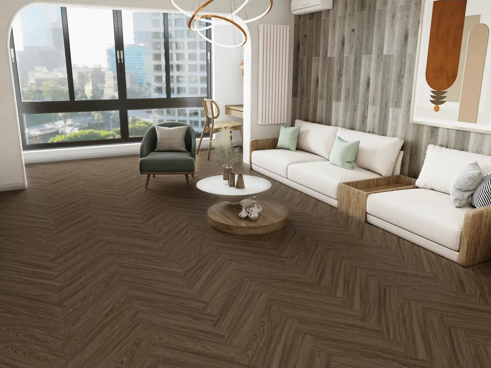 91548574 SPC плитка Aspenfloor Resort Вистлер 43 класс толщина 4 мм 1.311 м², цена за упаковку цена за упаковку STLM-0889402