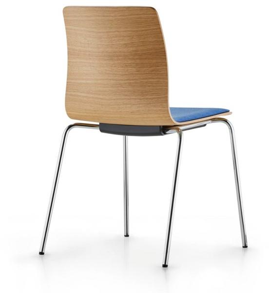 Dauphin Деревянный стул со встроенной подушкой Fiore Fi 7580 - Вид №1