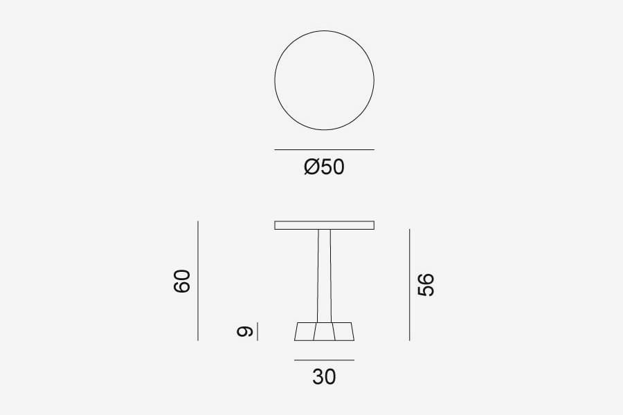 Круглый чугунный журнальный столик Gervasoni латунь ARCH-00082307 - Вид №18