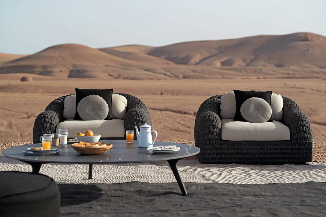 1 мест. веревка 45мм антрацит Manutti Kobo MNST723 - Вид №5