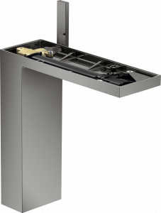 47022330 Смеситель для раковины 230, однорычажный, со сливным гарнитуром Push-Open, без тарелки AXOR MYEDITION