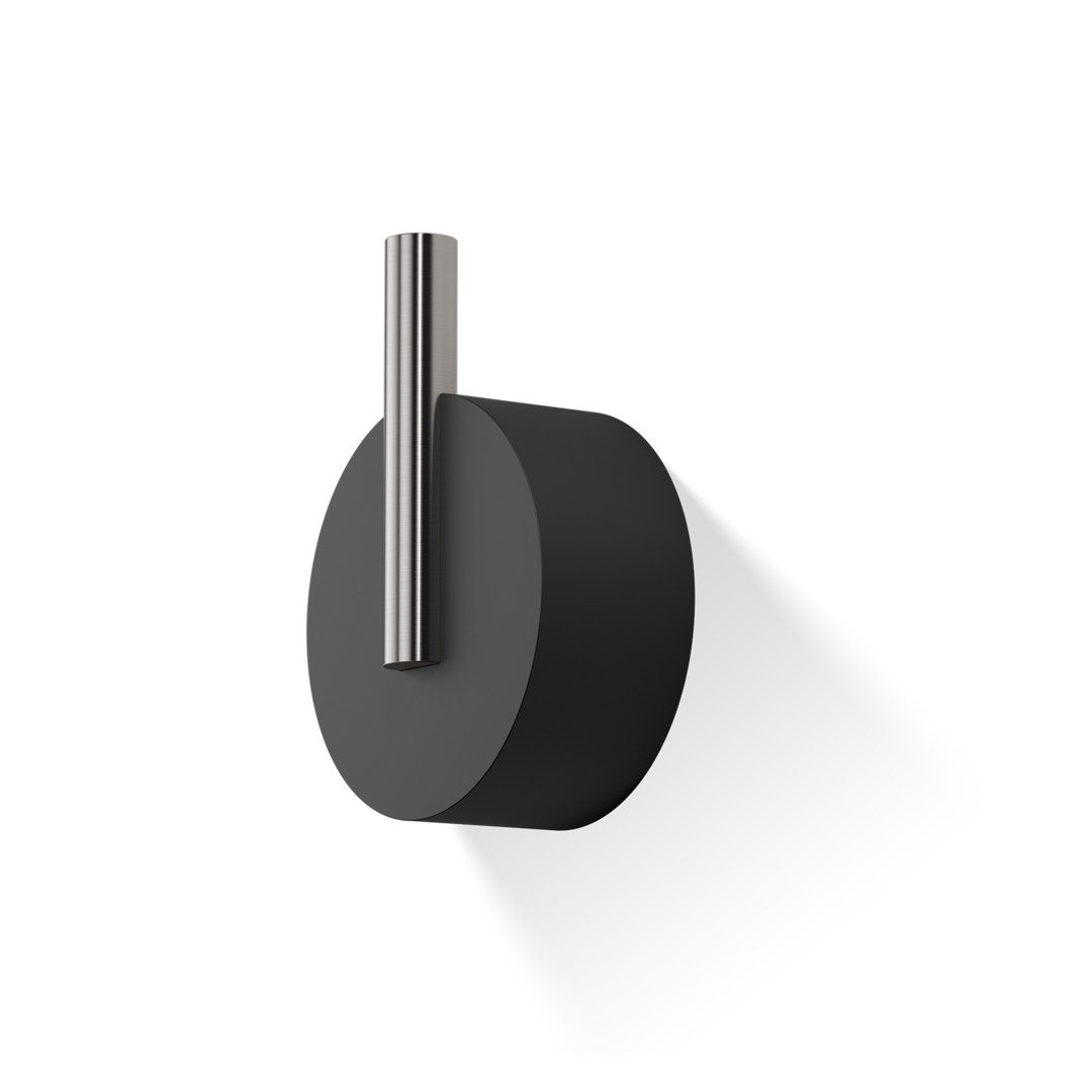 Крючок STONE WHK DECOR WALTHER Черный матовый/матовая сталь 972665 