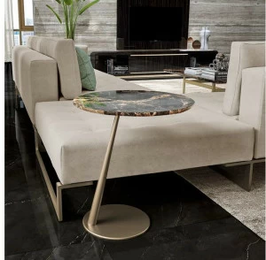 Barnini Oseo Высокий круглый столик из мрамора Richmond upon thames Rc207