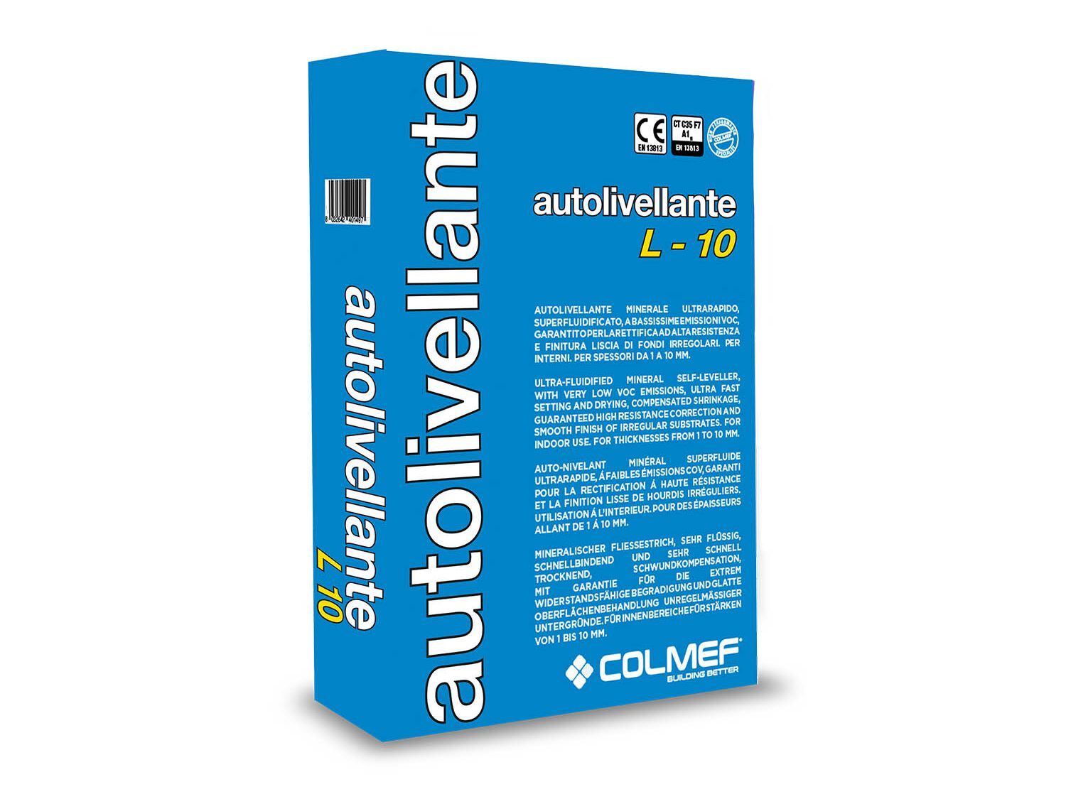 Минеральное самовыравнивающееся разглаживание Colmef AUTOLIVELLANTE L10 ARCH-00140822 - Вид №1