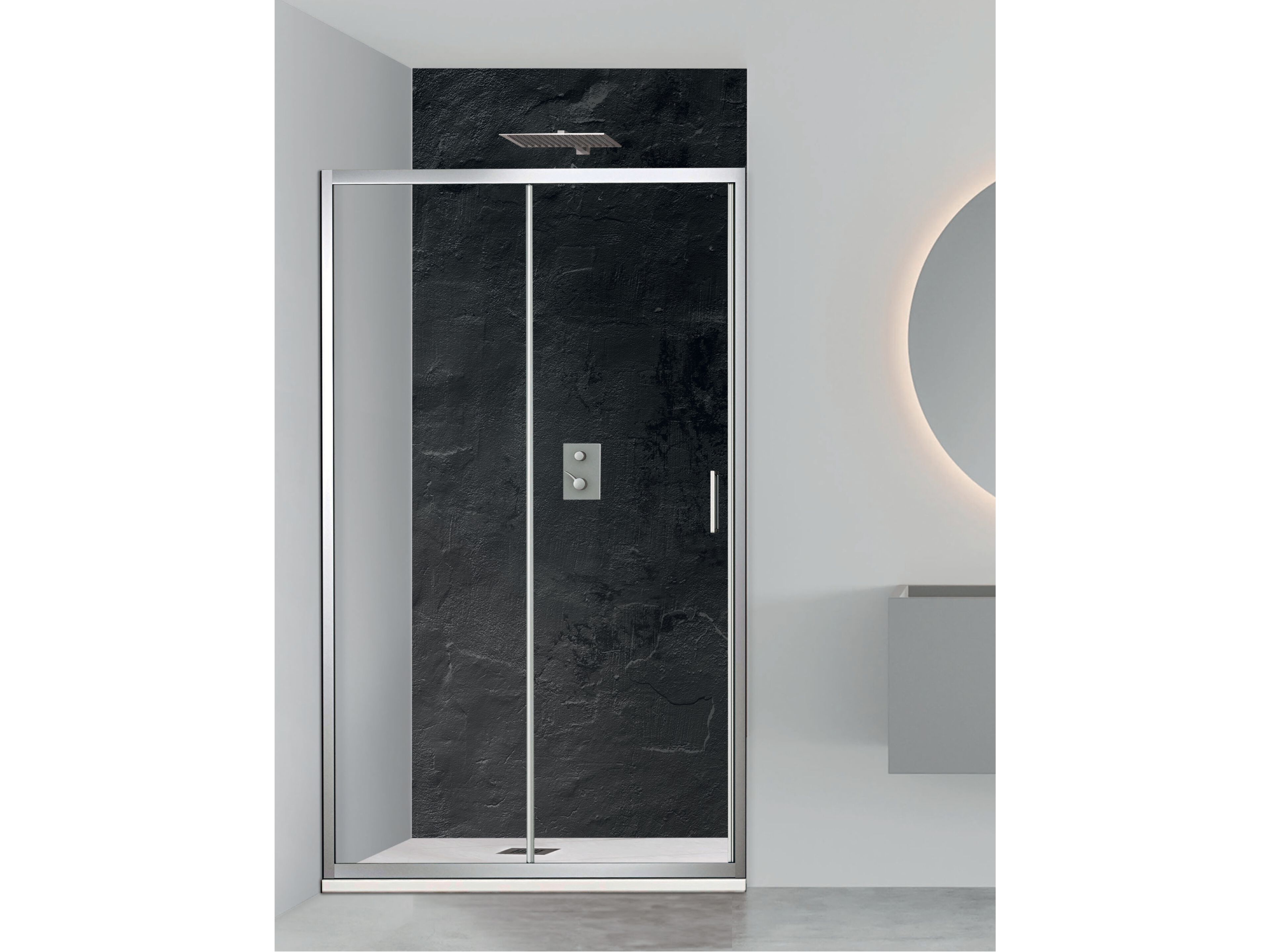 Хрустальная ниша душевая кабина с раздвижной дверью Metidea Изумруд ARCH-00136641