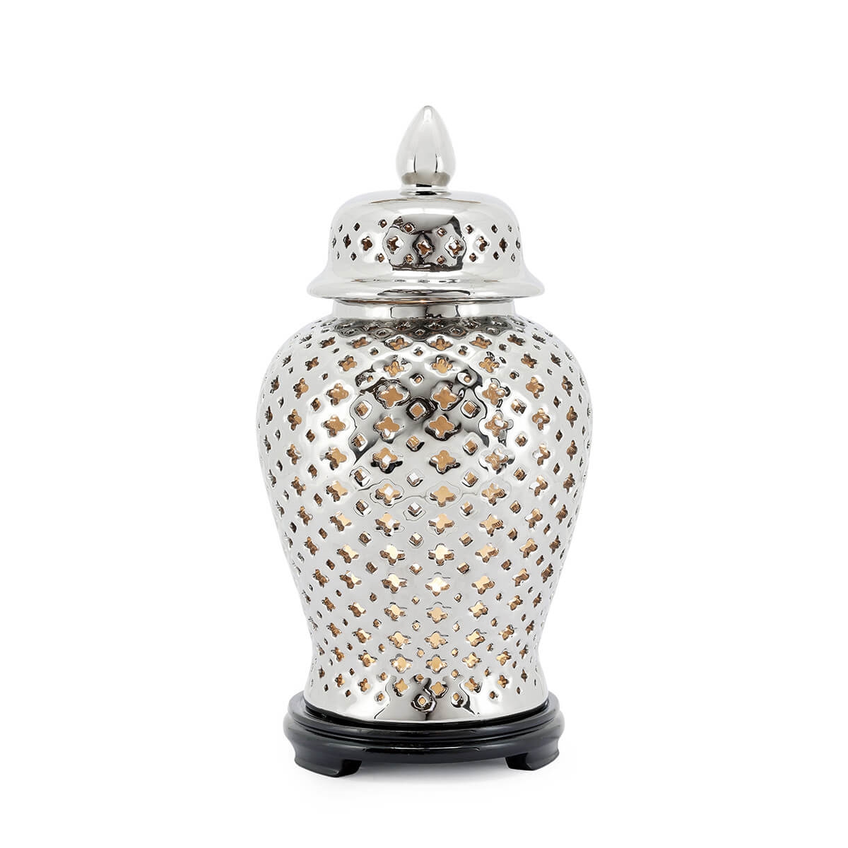 500137-02 ABHIKA СВЕТИЛЬНИК MING CROSS SILVER 