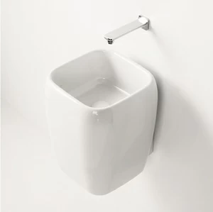 SHLAS Подвесная раковина настенная овальная Ceramica Cielo  белая