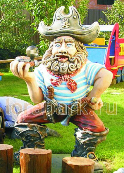 2766 ПИРАТ, скульптура бетонная LAB.Space  - Вид №1