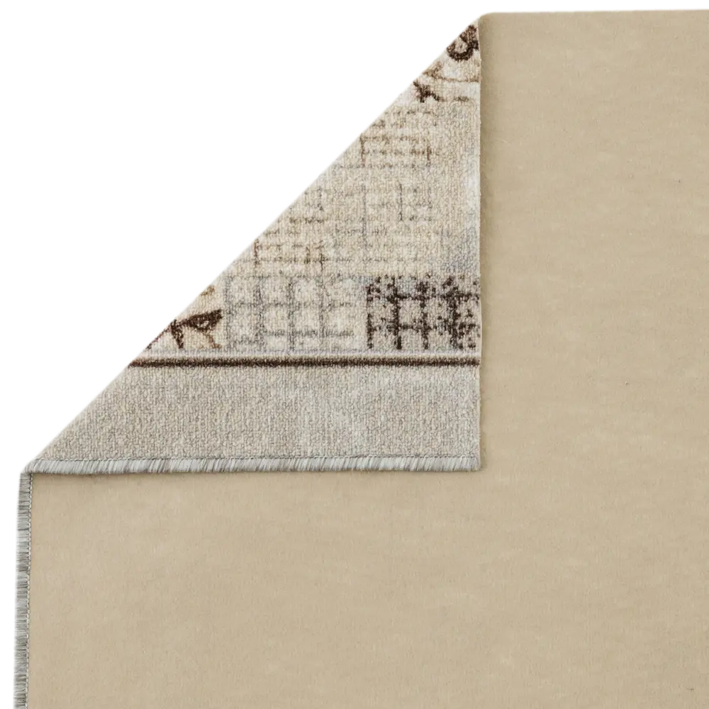 Дорожка ковровая «Азолла» 1 м, цвет бежевый ВИТЕБСКИЕ КОВРЫ STLM-2175750 - Вид №3