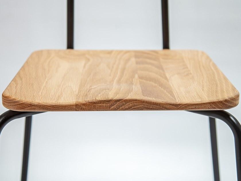 Liqui Contracts Штабелируемый стул из стали и дерева Milne sun-id-1449147 - Вид №2