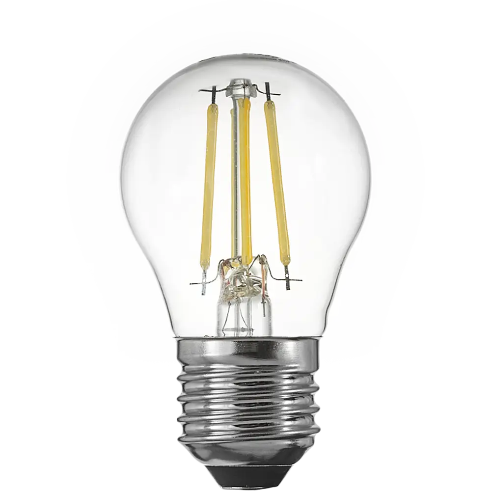 Лампа светодиодная Osram P E27 220/240 В 4 Вт шар 470 лм теплый белый свет STLM-2090751 - Вид №1