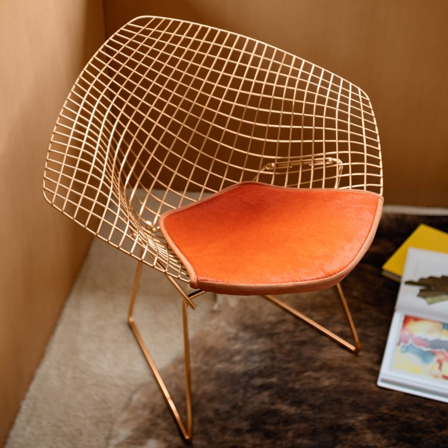 Стальное кресло с мягким сиденьем Knoll Bertoia ARCH-00010678 - Вид №2
