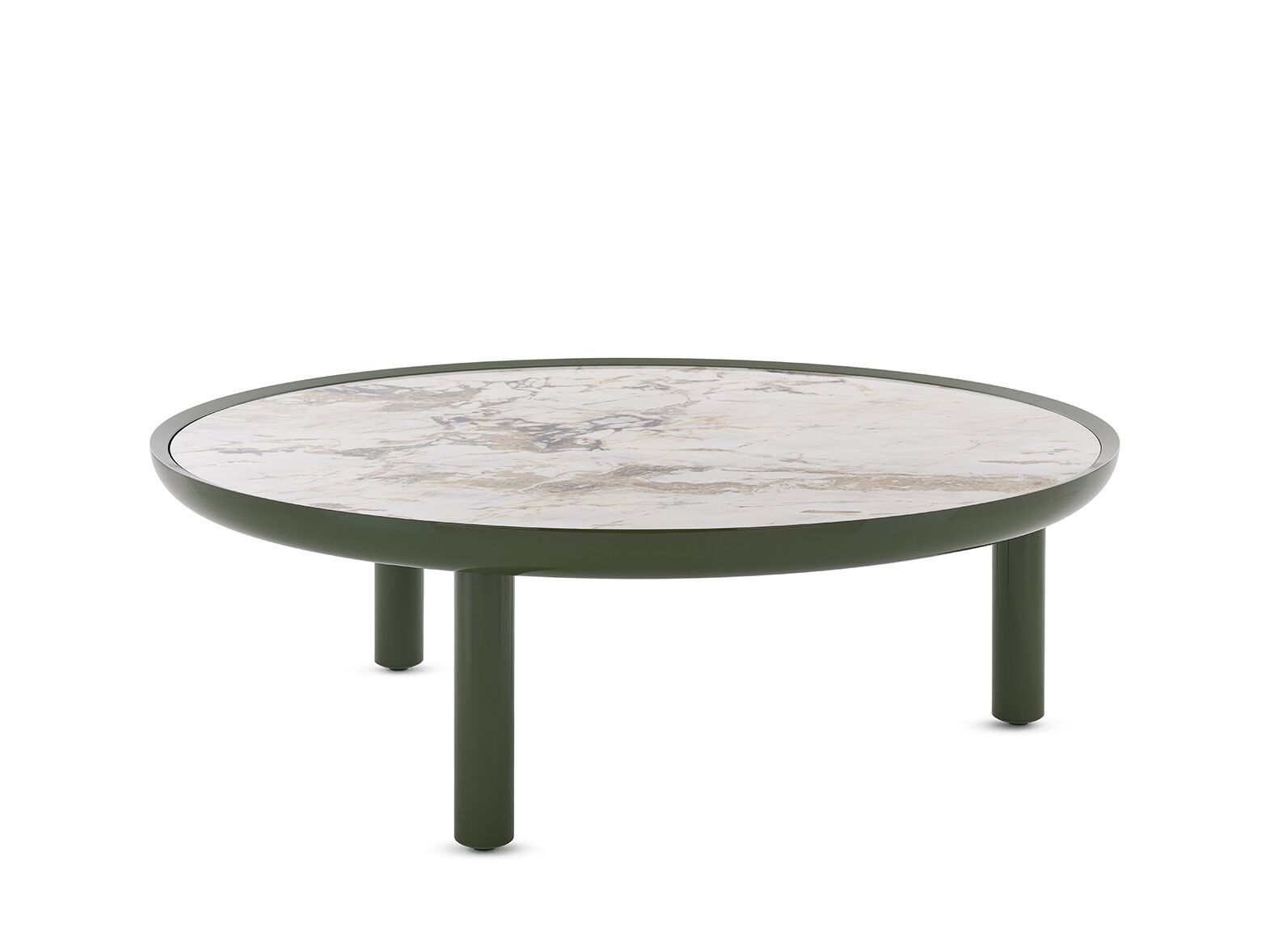 Низкий круглый журнальный столик из керамогранита Kartell K-TOP ARCH-00062411 - Вид №6