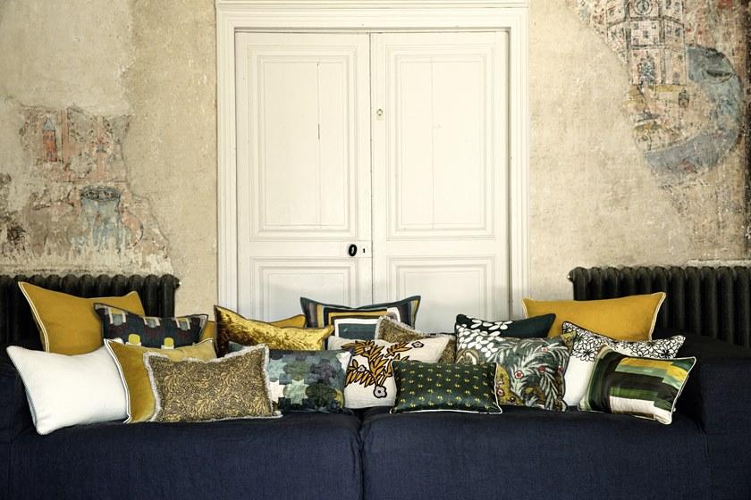 Élitis Подушка из льна с цветочными мотивами sun-id-1418296 - Вид №3