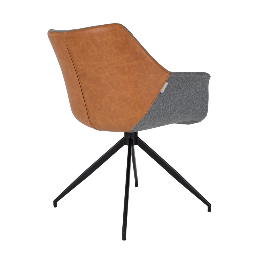 Кресло Doulton коричневое Zuiver 1200119 - Вид №10