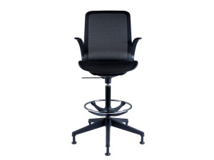 Регулируемый по высоте 5-спицевой офисный стул из нейлона® с подлокотниками