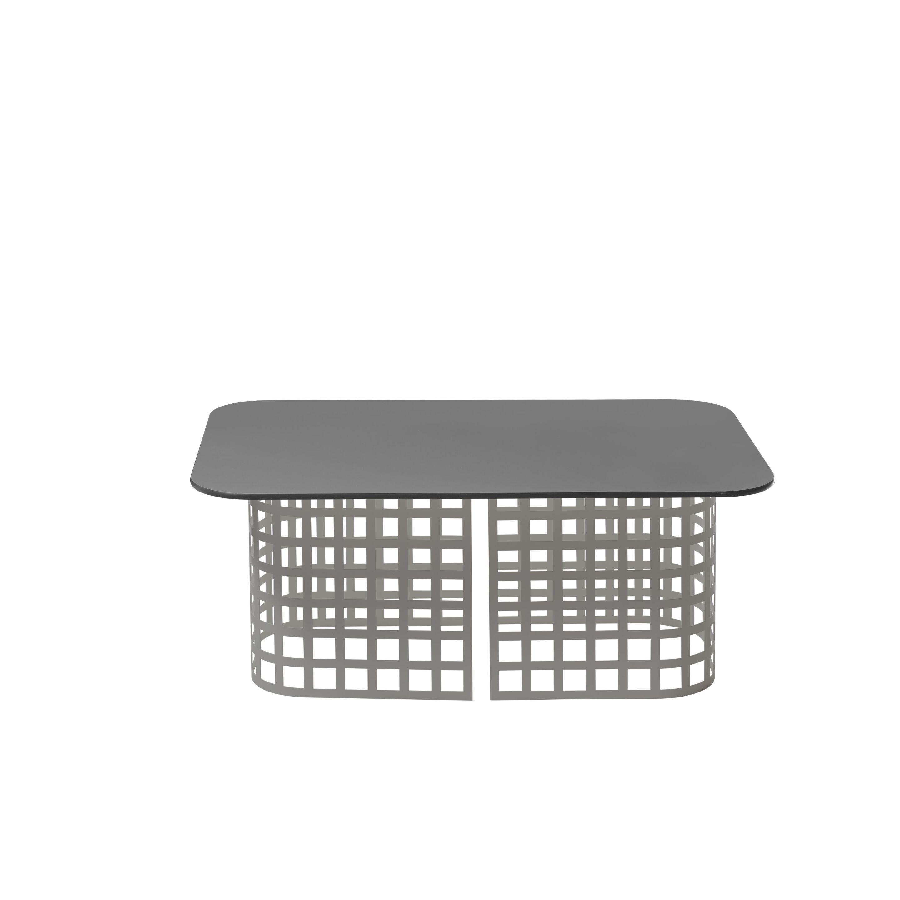 Садовый журнальный столик с верхом из HPL и железной основой SLIDE ARCH-00041204 - Вид №7