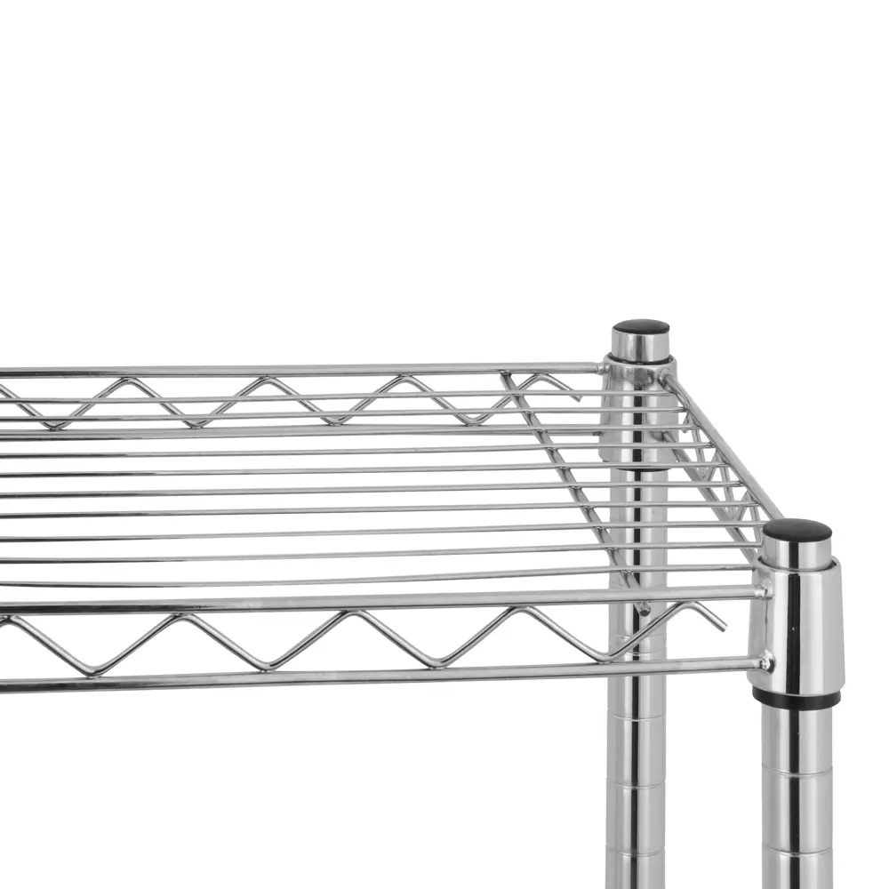 Стеллаж сетчатый KONSENSA 60x35x90 см цвет хром STLM-2000330 - Вид №6