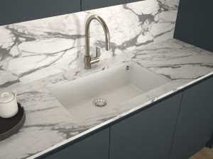 Раковина с одной чашей из Куарзита