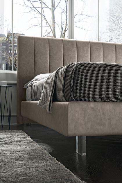 Felis Двуспальная кровать из ткани с мягким изголовьем Bed stories sun-id-1345951 - Вид №8