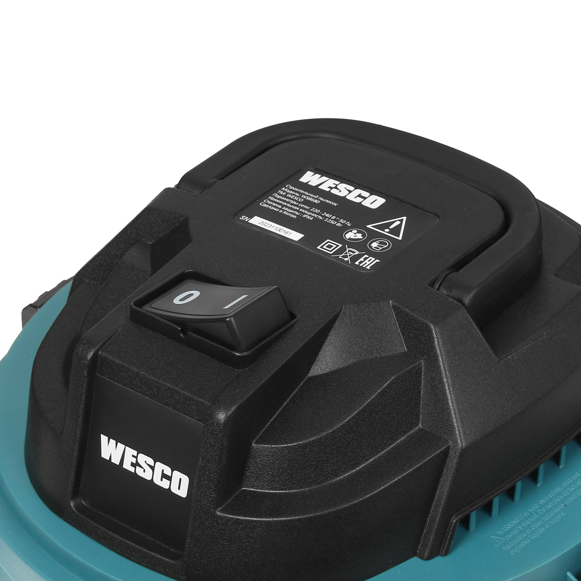 Строительный пылесос  Wesco WS8680 5094343 STDN-0137873 - Вид №3
