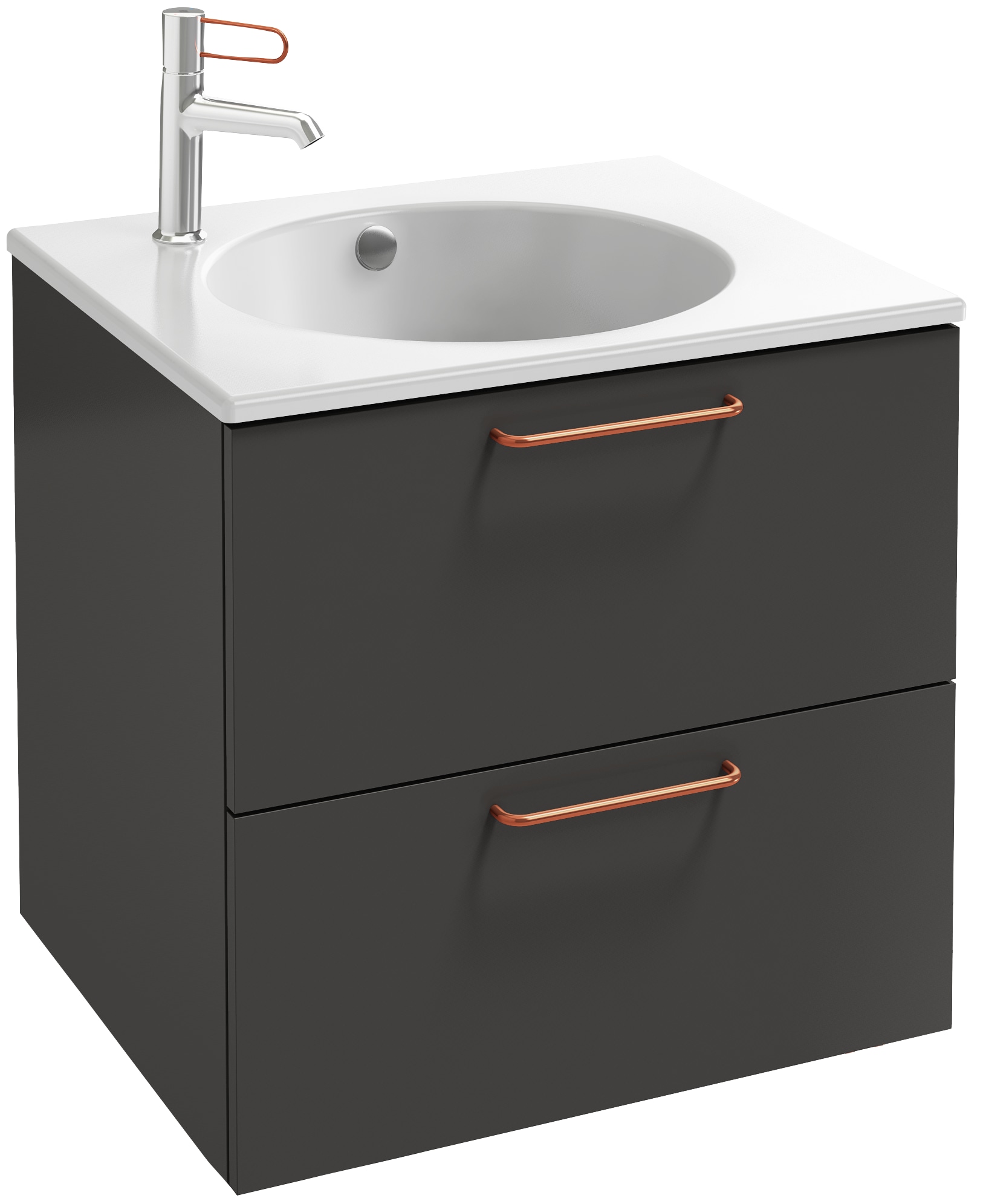 EB2520-R7-E52 Тумба под столешницу 60 см, 2 ящика, бронзовая ручка JACOB DELAFON ODÉON RIVE GAUCHE ODEON RIVE GAUCHE