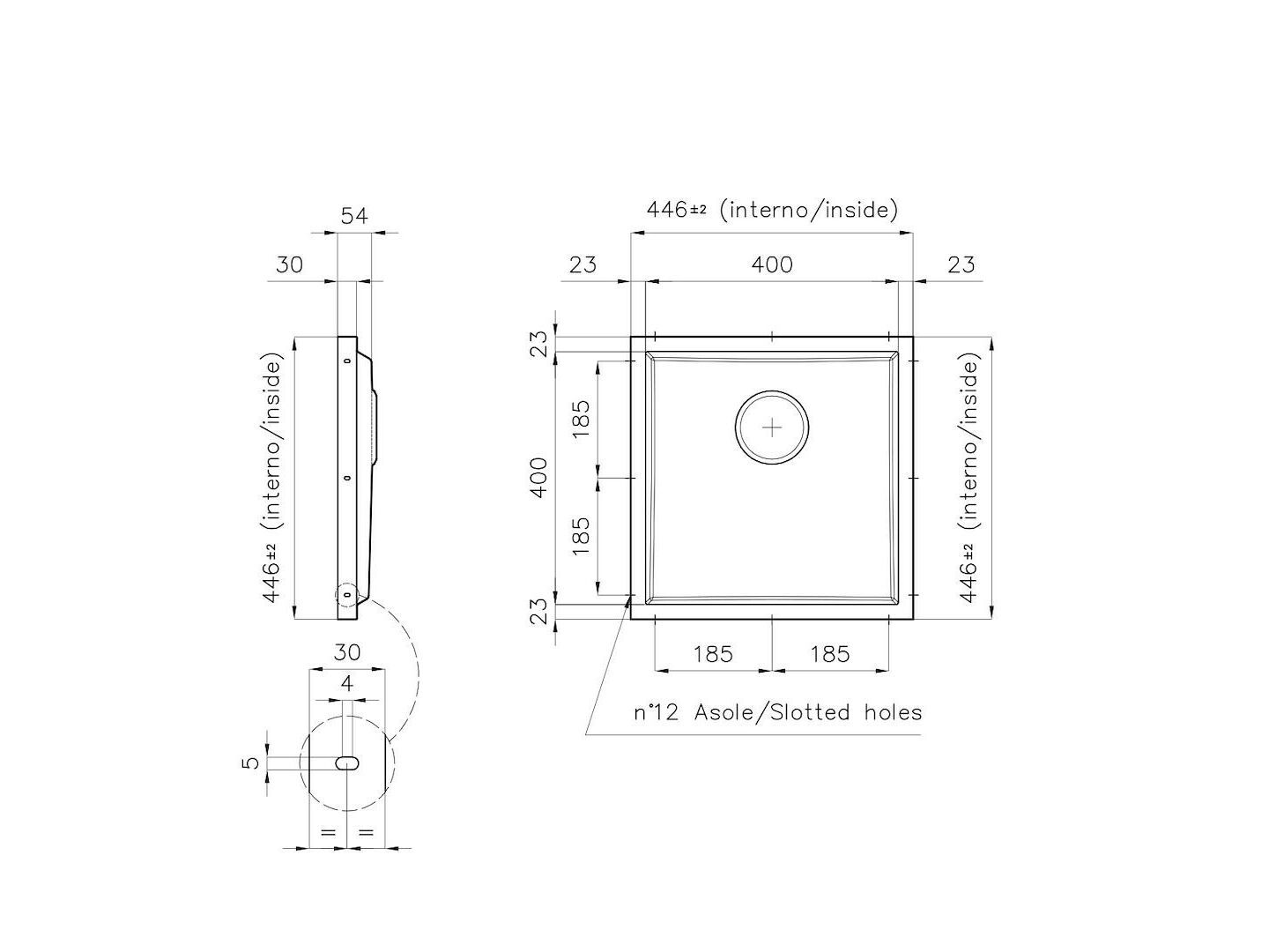 Раковина из нержавеющей стали Foster Phantom ARCH-00136344 - Вид №4